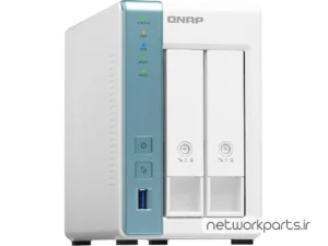 ذخیره ساز تحت شبکه (NAS) کیونپ (Qnap) مدل TS-231P3-4G-US بدون هارد درایو دارای 4GB حافظه رم