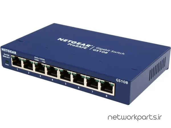 سوییچ نت گیر (Netgear) سری ProSafe مدل GS108-400NAS دارای 8 پورت