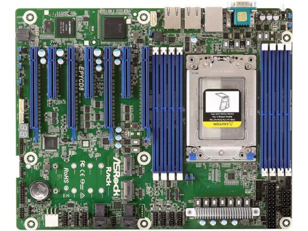 مادربرد سرور ازراک (ASRock) مدل EPYCD8 فرم فاکتور ATX سوکت LGA4094