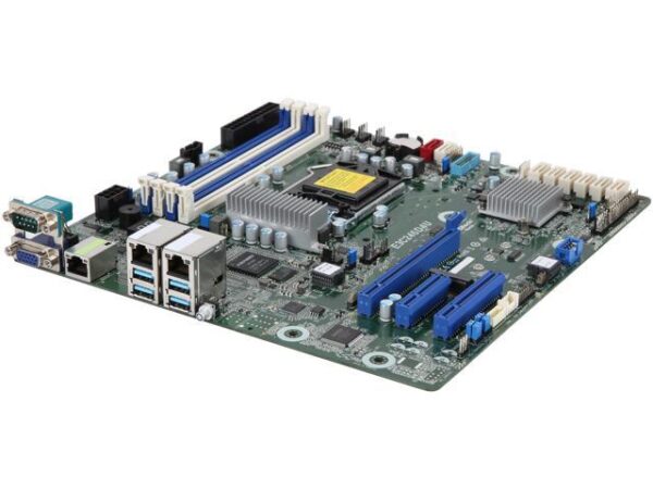 مادربرد سرور ازراک (ASRock) مدل E3C246D4U فرم فاکتور MicroATX سوکت LGA1151