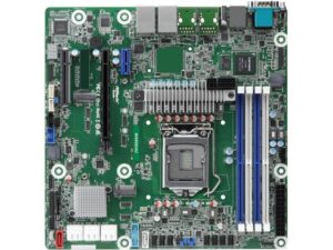 مادربرد سرور ازراک (ASRock) مدل W480D4U فرم فاکتور MicroATX سوکت LGA1200