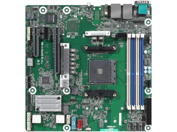 مادربرد سرور ازراک (ASRock) مدل X570D4U فرم فاکتور MicroATX سوکت PGA1331