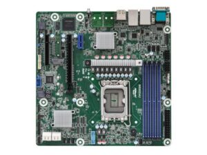 مادربرد سرور ازراک (ASRock) مدل W680D4U فرم فاکتور MicroATX سوکت LGA1700