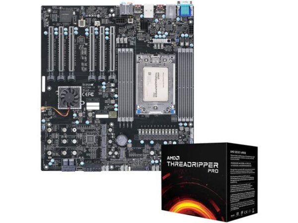 مادربرد سرور سوپرمایکرو (Supermicro) مدل M12SWA-75WX-MA015-O فرم فاکتور E-ATX سوکت SP3