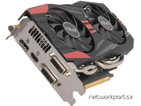 کارت گرافیکی ایسوس (ASUS) مدل GTX760-DC2OC-2GD5 پردازنده گرافیکی GeForce-GTX760 حافظه 2 گیگابایت نوع GDDR5