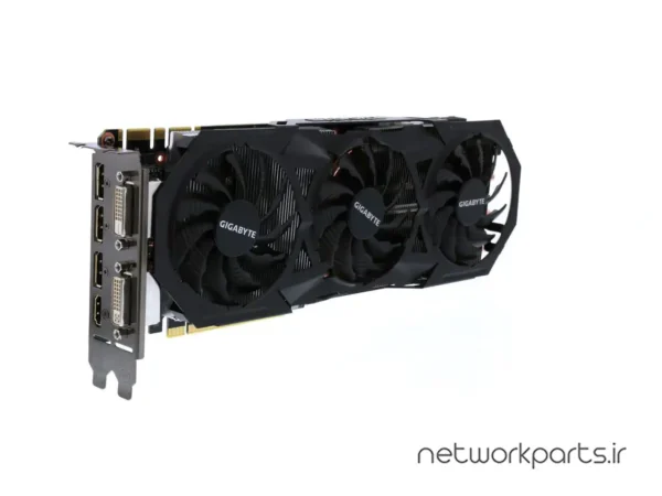 کارت گرافیکی گیگابایت (GIGABYTE) مدل GV-N980WF3OC-4GD-REV1.0-1.1 پردازنده گرافیکی GeForce-GTX980 حافظه 4 گیگابایت نوع GDDR5