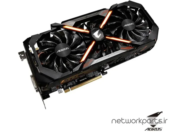 کارت گرافیکی گیگابایت (GIGABYTE) مدل GV-N1080AORUS-X-8GD پردازنده گرافیکی GeForce-GTX1080 حافظه 8 گیگابایت نوع GDDR5X