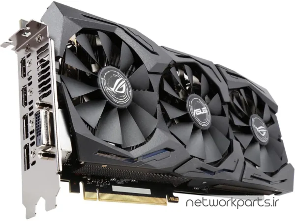 کارت گرافیکی ایسوس (ASUS) مدل GTX1080-O8G-GAMING پردازنده گرافیکی GeForce-GTX1080 حافظه 8 گیگابایت نوع GDDR5X
