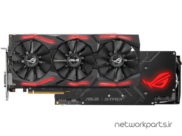 کارت گرافیکی ایسوس (ASUS) مدل RXVEGA64-O8G-GAMING پردازنده گرافیکی Radeon-RXVega64 حافظه 8 گیگابایت نوع HBM2