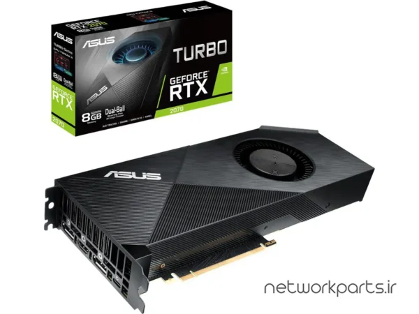 کارت گرافیکی ایسوس (ASUS) مدل RTX2070-8G پردازنده گرافیکی GeForce-RTX2070 حافظه 8 گیگابایت نوع GDDR6