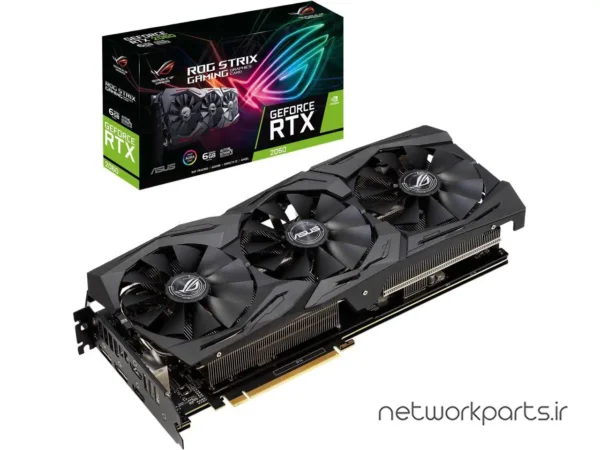 کارت گرافیکی ایسوس (ASUS) مدل RTX2060-6G-GAMING پردازنده گرافیکی GeForce-RTX2060 حافظه 6 گیگابایت نوع GDDR6