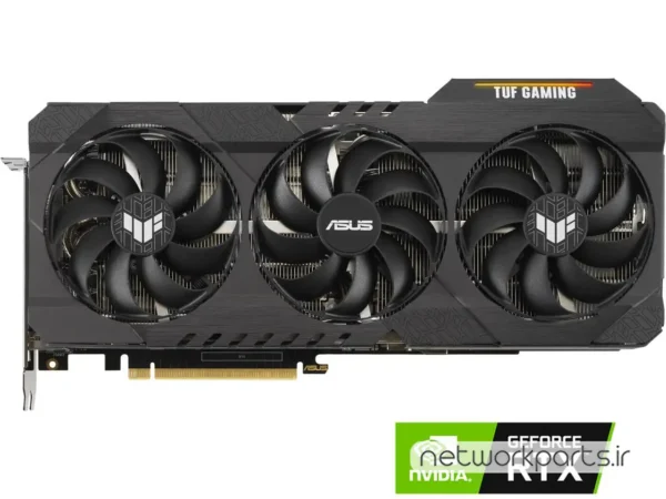 کارت گرافیکی ایسوس (ASUS) مدل TUF-RTX3080-O10G پردازنده گرافیکی GeForce-RTX3080 حافظه 10 گیگابایت نوع GDDR6X