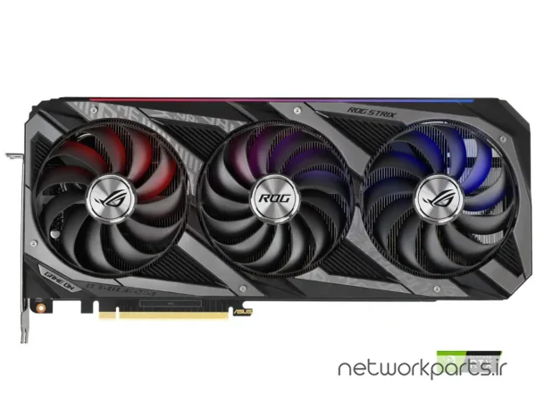 کارت گرافیکی ایسوس (ASUS) مدل RTX3090-O24G-EVA پردازنده گرافیکی GeForce-RTX3090 حافظه 24 گیگابایت نوع GDDR6X