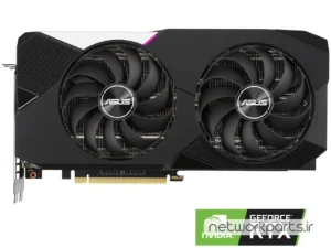 کارت گرافیکی ایسوس (ASUS) مدل DUAL-RTX3070 پردازنده گرافیکی GeForce-RTX3070 حافظه 8 گیگابایت نوع GDDR6