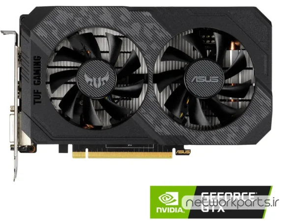 کارت گرافیکی ایسوس (ASUS) مدل TUF-GTX1650-4GD6-P پردازنده گرافیکی GeForce-GTX1650 حافظه 4 گیگابایت نوع GDDR6