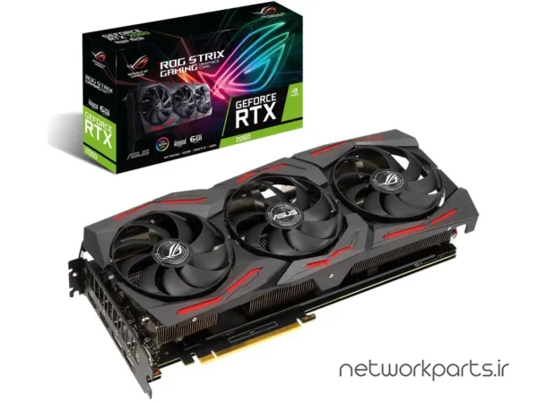 کارت گرافیکی ایسوس (ASUS) مدل RTX2060-A6G-EVO-GAMING پردازنده گرافیکی GeForce-RTX2060 حافظه 6 گیگابایت نوع GDDR6