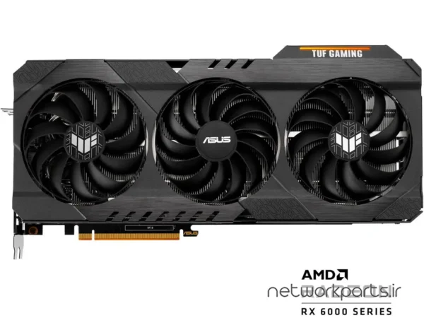کارت گرافیکی ایسوس (ASUS) مدل TUF-RX6800XT-O16G پردازنده گرافیکی Radeon-RX6800XT حافظه 16 گیگابایت نوع GDDR6