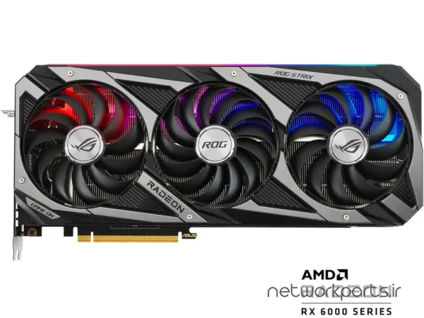 کارت گرافیکی ایسوس (ASUS) مدل RX6800-O16G-GAMING پردازنده گرافیکی Radeon-RX6800 حافظه 16 گیگابایت نوع GDDR6