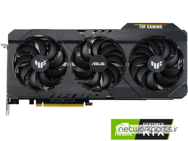 کارت گرافیکی ایسوس (ASUS) مدل TUF-RTX3060-O12G پردازنده گرافیکی GeForce-RTX3060 حافظه 12 گیگابایت نوع GDDR6