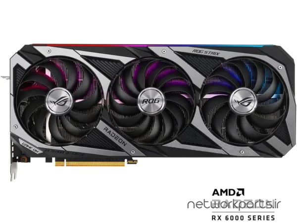 کارت گرافیکی ایسوس (ASUS) مدل RX6700XT-O12G-GAMING پردازنده گرافیکی Radeon-RX6700XT حافظه 12 گیگابایت نوع GDDR6
