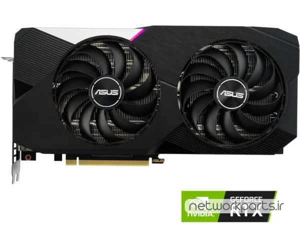 کارت گرافیکی ایسوس (ASUS) مدل DUAL-RTX3060TI-V2 پردازنده گرافیکی GeForce-RTX3060Ti حافظه 8 گیگابایت نوع GDDR6