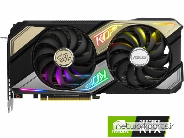 کارت گرافیکی ایسوس (ASUS) مدل KO-RTX3060TI-O8G-V2-GAMING پردازنده گرافیکی GeForce-RTX3060Ti حافظه 8 گیگابایت نوع GDDR6