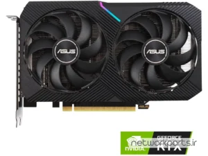 کارت گرافیکی ایسوس (ASUS) مدل DUAL-RTX3060TI-8G-MINI-V2 پردازنده گرافیکی GeForce-RTX3060Ti حافظه 8 گیگابایت نوع GDDR6