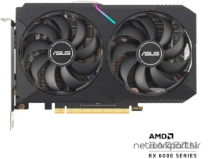 کارت گرافیکی ایسوس (ASUS) مدل DUAL-RX6500XT پردازنده گرافیکی Radeon-RX6500XT حافظه 4 گیگابایت نوع GDDR6