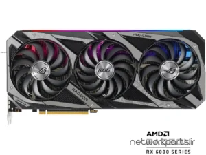 فروشگاه تجهیزات شبکه 8 کارت گرافیکی ایسوس (ASUS) مدل RX6750XT-O12G-GAMING پردازنده گرافیکی Radeon-RX6750XT حافظه 12 گیگابایت نوع GDDR6
