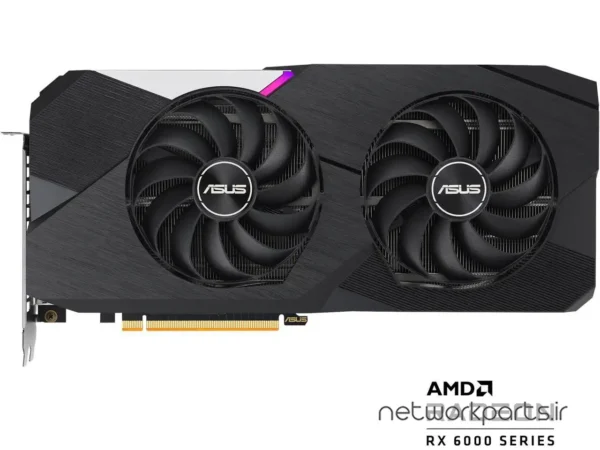 کارت گرافیکی ایسوس (ASUS) مدل DUAL-RX6750XT-O12G پردازنده گرافیکی Radeon-RX6750XT حافظه 12 گیگابایت نوع GDDR6