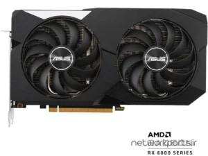 کارت گرافیکی ایسوس (ASUS) مدل DUAL-RX6650XT-O8G پردازنده گرافیکی Radeon-RX6650XT حافظه 8 گیگابایت نوع GDDR6