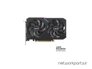 فروشگاه تجهیزات شبکه 8 کارت گرافیکی ایسوس (ASUS) مدل DUAL-RX6400 پردازنده گرافیکی Radeon-RX6400 حافظه 4 گیگابایت نوع GDDR6
