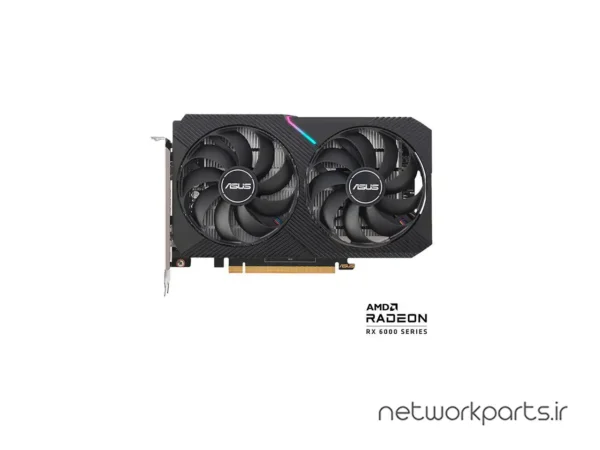 کارت گرافیکی ایسوس (ASUS) مدل DUAL-RX6400 پردازنده گرافیکی Radeon-RX6400 حافظه 4 گیگابایت نوع GDDR6