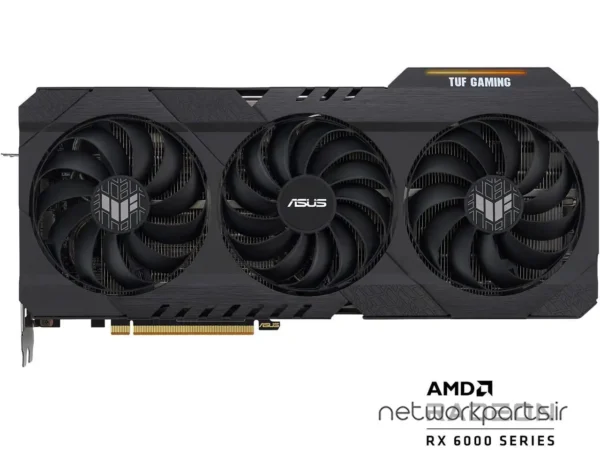 کارت گرافیکی ایسوس (ASUS) مدل TUF-RX6950XT-O16G پردازنده گرافیکی Radeon-RX6950XT حافظه 16 گیگابایت نوع GDDR6