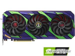 کارت گرافیکی ایسوس (ASUS) مدل RTX3080-O12G-EVA پردازنده گرافیکی GeForce-RTX3080 حافظه 12 گیگابایت نوع GDDR6X