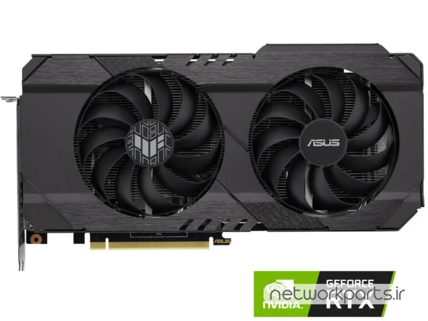 کارت گرافیکی ایسوس (ASUS) مدل TUF-RTX3050-O8G پردازنده گرافیکی GeForce-RTX3050 حافظه 8 گیگابایت نوع GDDR6
