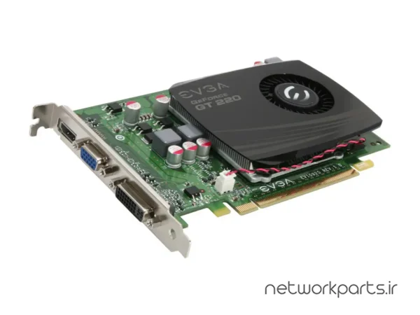 کارت گرافیکی ای وی جی ای (EVGA) مدل 01G-P3-1226-LR پردازنده گرافیکی GeForce-GT220 حافظه 1 گیگابایت نوع DDR3