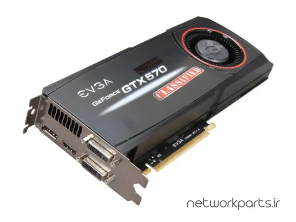 کارت گرافیکی ای وی جی ای (EVGA) مدل 012-P3-1578-AR پردازنده گرافیکی GeForce-GTX570 حافظه 1280 مگابایت نوع GDDR5