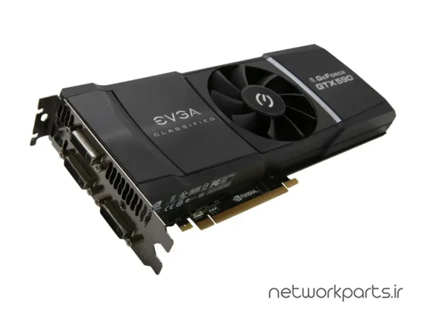 کارت گرافیکی ای وی جی ای (EVGA) مدل 03G-P3-1596-AR پردازنده گرافیکی GeForce-GTX590 حافظه 3 گیگابایت نوع GDDR5