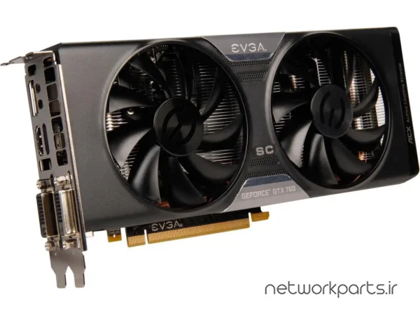 کارت گرافیکی ای وی جی ای (EVGA) مدل 04G-P4-2768-KR پردازنده گرافیکی GeForce-GTX760 حافظه 4 گیگابایت نوع GDDR5