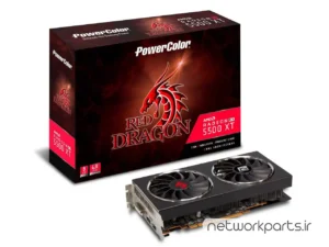 کارت گرافیکی پاور کالر (PowerColor) مدل AXRX-5500-XT پردازنده گرافیکی Radeon-RX5500XT حافظه 8 گیگابایت نوع GDDR6