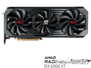 کارت گرافیکی پاور کالر (PowerColor) مدل AXRX-6900XT پردازنده گرافیکی Radeon-RX6900XT حافظه 16 گیگابایت نوع GDDR6