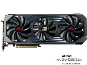 کارت گرافیکی پاور کالر (PowerColor) مدل AXRX-6750XT پردازنده گرافیکی Radeon-RX6750XT حافظه 12 گیگابایت نوع GDDR6