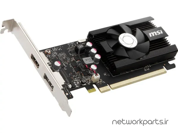 کارت گرافیکی ام اس آی (MSI) مدل GT1030-2GD4-LP-OC پردازنده گرافیکی GeForce-GT1030 حافظه 2 گیگابایت نوع DDR4