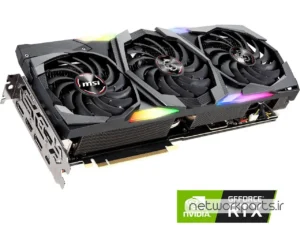 کارت گرافیکی ام اس آی (MSI) مدل RTX2080TI-GAMING-X-TRIO پردازنده گرافیکی GeForce-RTX2080Ti حافظه 11 گیگابایت نوع GDDR6
