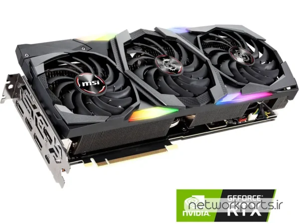 کارت گرافیکی ام اس آی (MSI) مدل RTX2080TI-GAMING-X-TRIO پردازنده گرافیکی GeForce-RTX2080Ti حافظه 11 گیگابایت نوع GDDR6