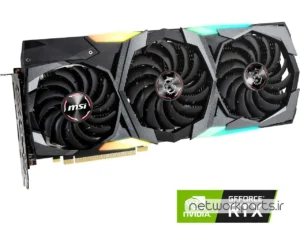 کارت گرافیکی ام اس آی (MSI) مدل RTX2080-GAMING-X-TRIO پردازنده گرافیکی GeForce-RTX2080 حافظه 8 گیگابایت نوع GDDR6