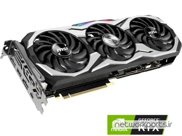 کارت گرافیکی ام اس آی (MSI) مدل RTX2080-DUKE-8G-OC پردازنده گرافیکی GeForce-RTX2080 حافظه 8 گیگابایت نوع GDDR6