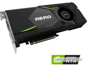 کارت گرافیکی ام اس آی (MSI) مدل RTX2080-AERO-8G پردازنده گرافیکی GeForce-RTX2080 حافظه 8 گیگابایت نوع GDDR6