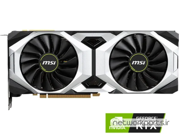 کارت گرافیکی ام اس آی (MSI) مدل RTX2080-VENTUS-8G پردازنده گرافیکی GeForce-RTX2080 حافظه 8 گیگابایت نوع GDDR6